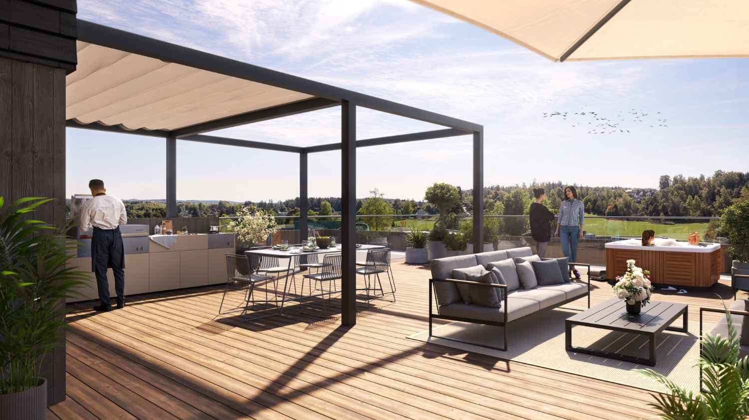 Stillverket tilbyr fantastiske uteplasser!